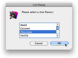 big icons for List Dialog