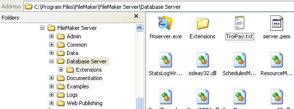 Troi Plug-in registration with FileMaker Server 9